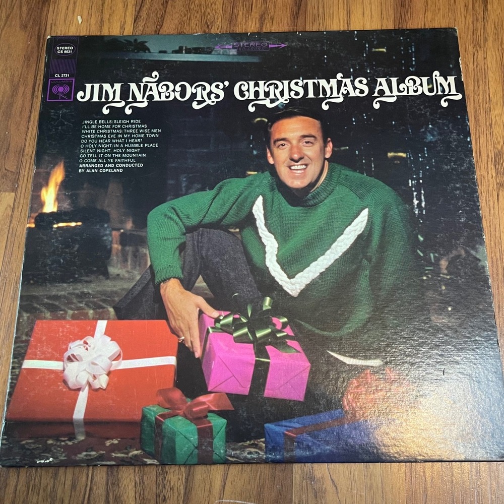 Jim Nabors Christmas Album Vinyl LP 12" Holiday Stereo Columbia CS 9531 1967